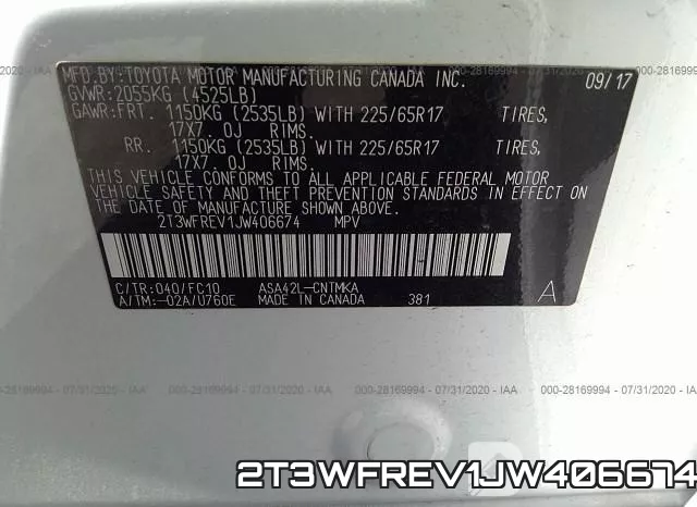 2T3WFREV1JW406674 фото 7