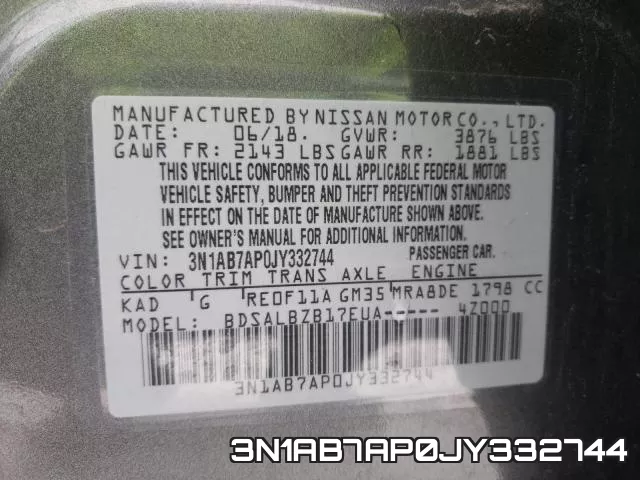 3N1AB7AP0JY332744 фото 2