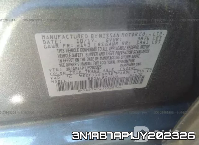 3N1AB7AP1JY202326 фото 10