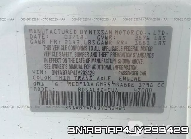 3N1AB7AP4JY293429 фото 10