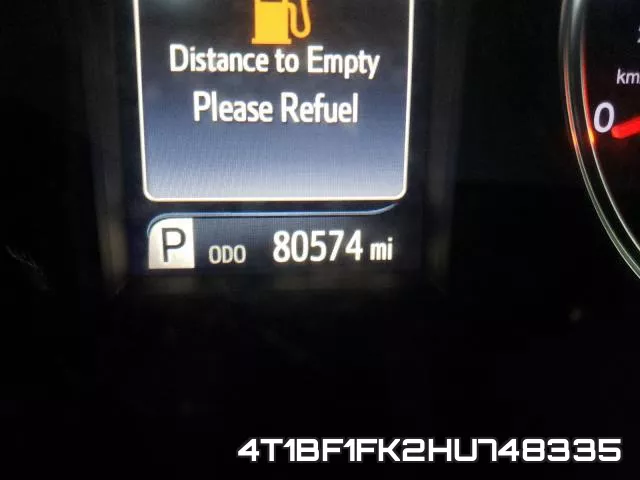 4T1BF1FK2HU748335 фото 8