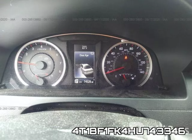 4T1BF1FK4HU743346 фото 7