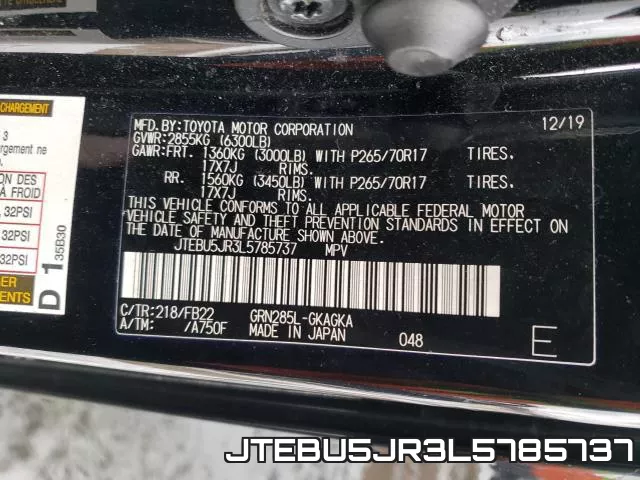 JTEBU5JR3L5785737 фото 2