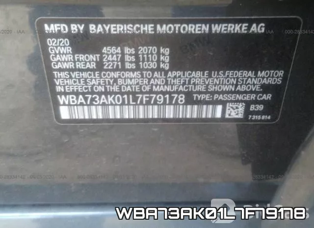 WBA73AK01L7F79178 фото 10