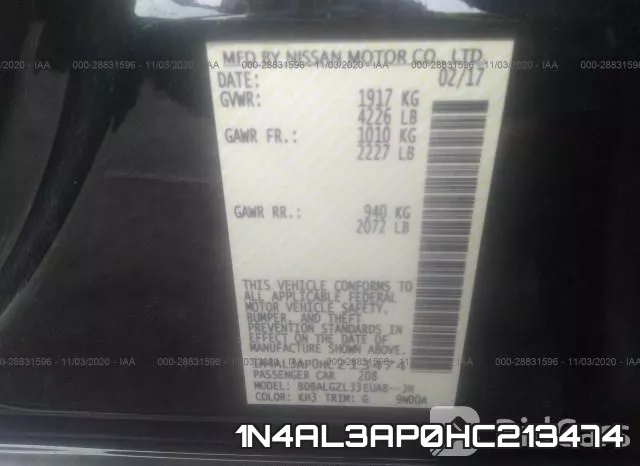 1N4AL3AP0HC213474 фото 9