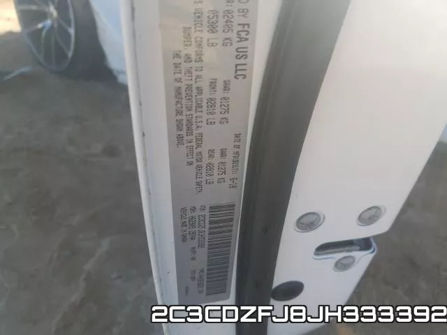 2C3CDZFJ8JH333392 фото 2