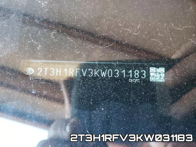 2T3H1RFV3KW031183 фото 2