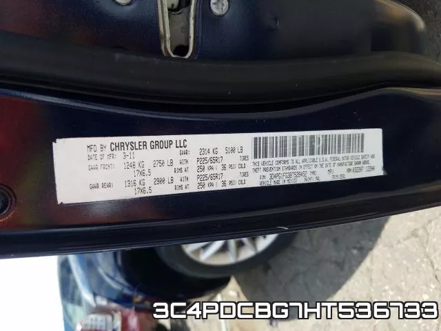 3C4PDCBG7HT536733 фото 2