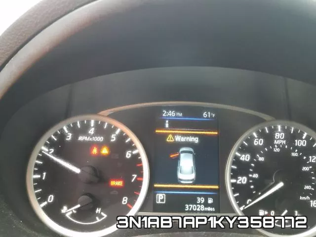 3N1AB7AP1KY358772 фото 9