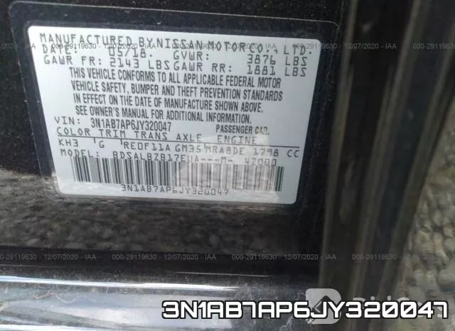 3N1AB7AP6JY320047 фото 8