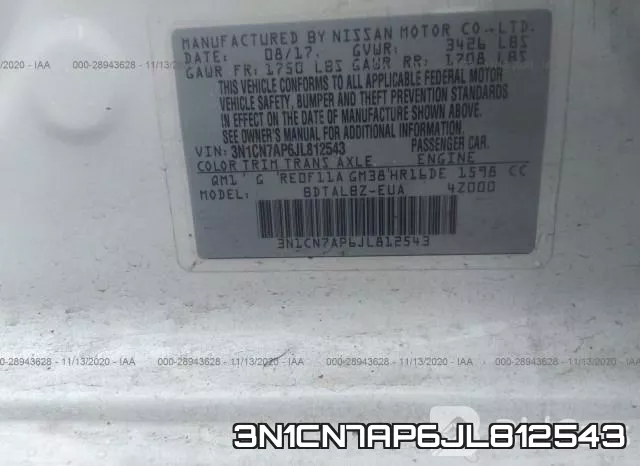 3N1CN7AP6JL812543 фото 10