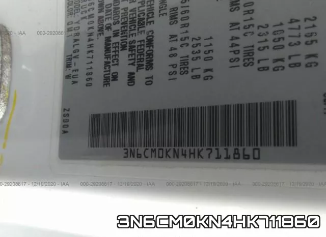 3N6CM0KN4HK711860 фото 9