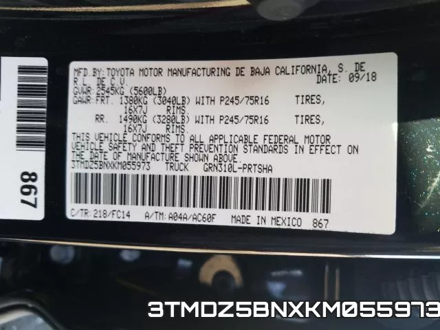 3TMDZ5BNXKM055973 фото 2