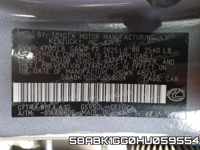 58ABK1GG0HU059554 фото 2
