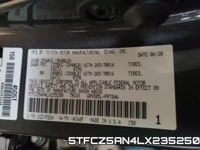 5TFCZ5AN4LX235250 фото 2