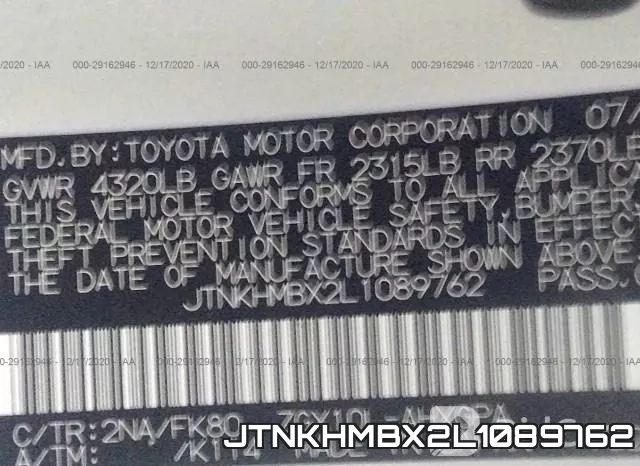 JTNKHMBX2L1089762 фото 10