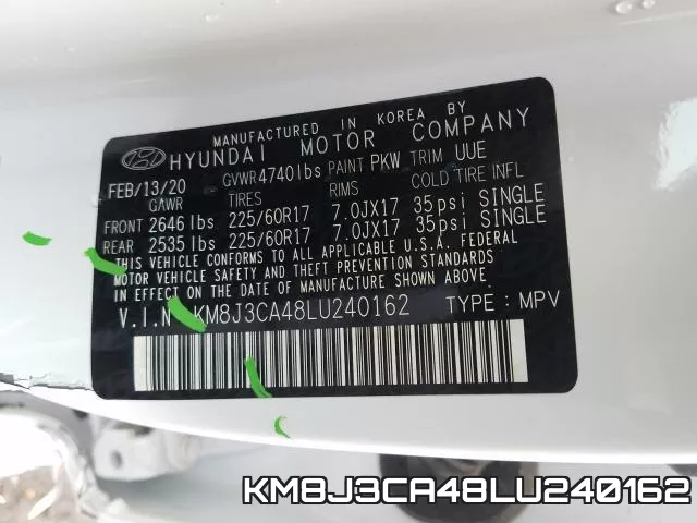 KM8J3CA48LU240162 фото 2
