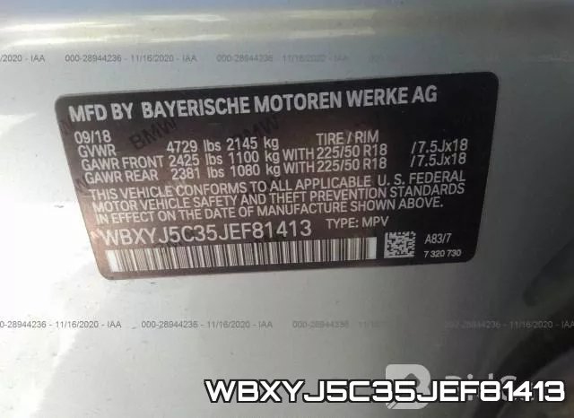 WBXYJ5C35JEF81413 фото 10