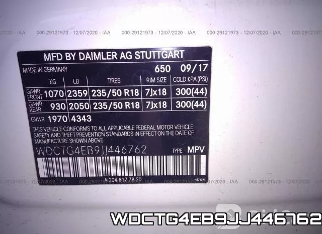 WDCTG4EB9JJ446762 фото 10
