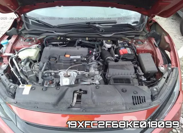 19XFC2F68KE018099 фото 2