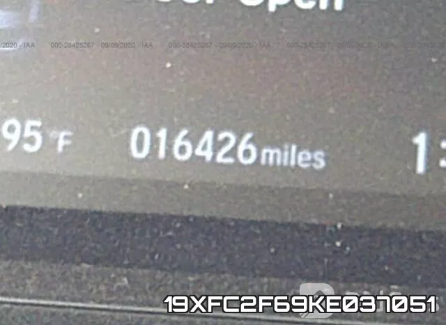 19XFC2F69KE037051 фото 8
