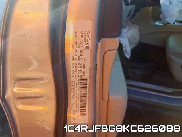 1C4RJFBG8KC626088 фото 2