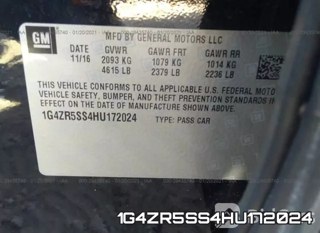1G4ZR5SS4HU172024 фото 9