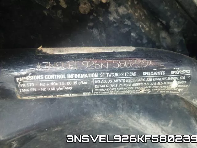 3NSVEL926KF580239 фото 2
