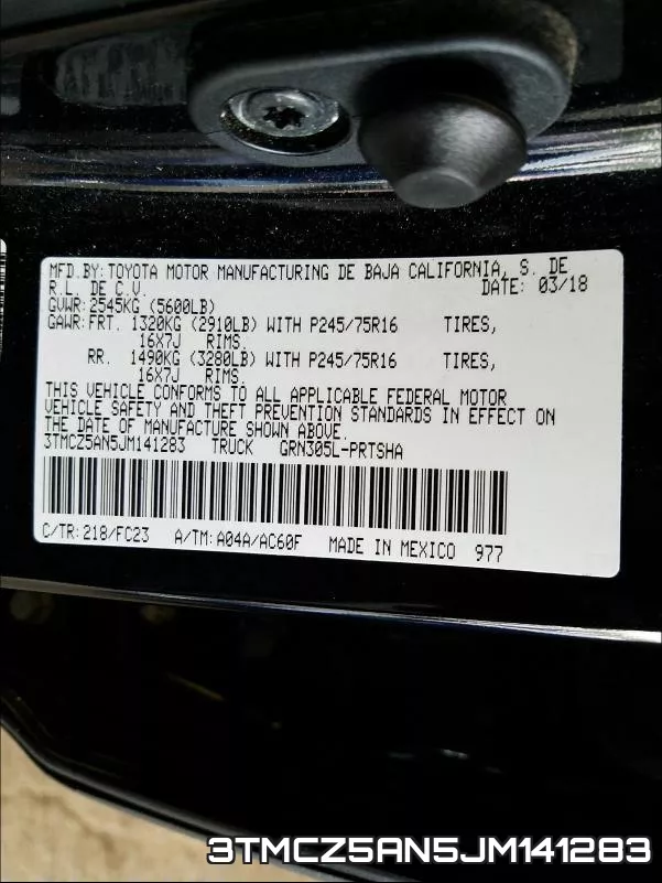 3TMCZ5AN5JM141283 фото 2