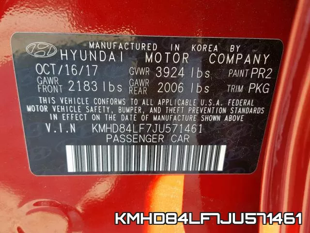 KMHD84LF7JU571461 фото 2