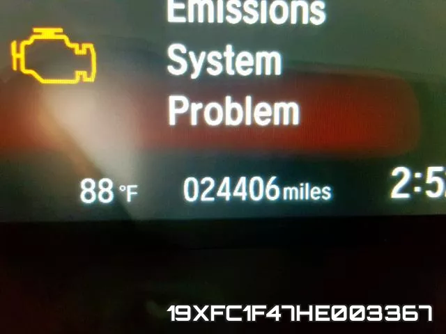 19XFC1F47HE003367 фото 9