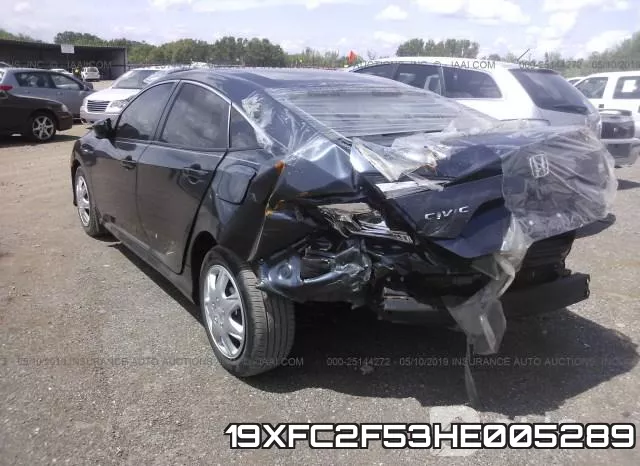 19XFC2F53HE005289 фото 3
