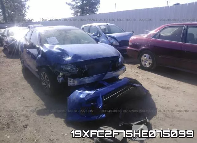 19XFC2F75HE075099 фото 7