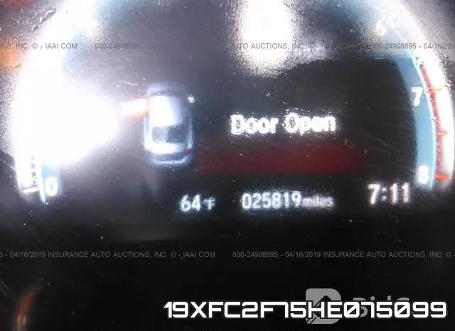 19XFC2F75HE075099 фото 8