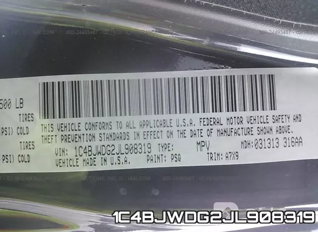 1C4BJWDG2JL908319 фото 10