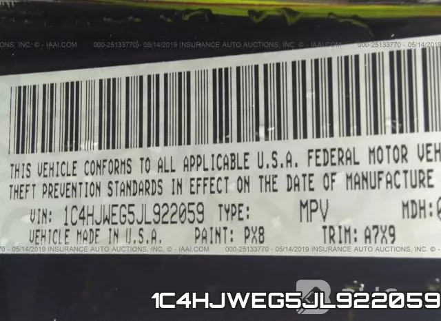 1C4HJWEG5JL922059 фото 10