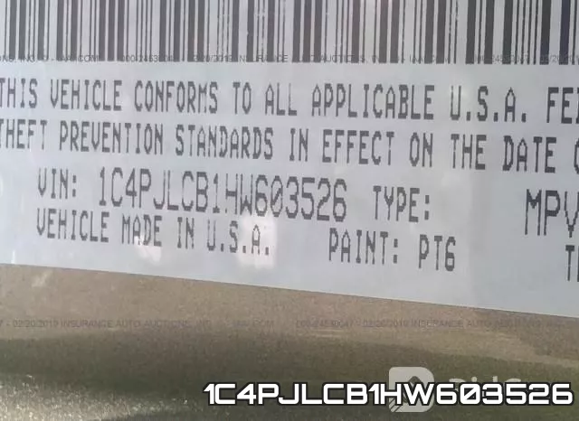 1C4PJLCB1HW603526 фото 10