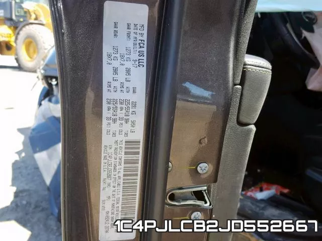 1C4PJLCB2JD552667 фото 2
