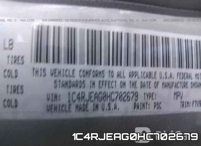 1C4RJEAG0HC702679 фото 10