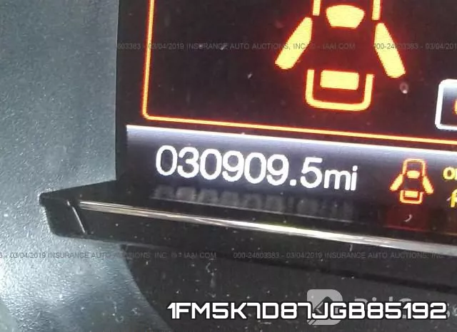 1FM5K7D87JGB85192 фото 8