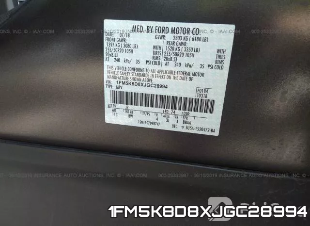 1FM5K8D8XJGC28994 фото 10