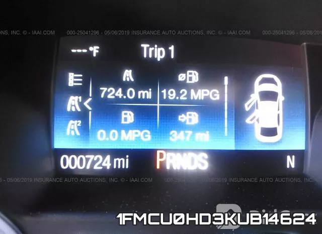 1FMCU0HD3KUB14624 фото 8