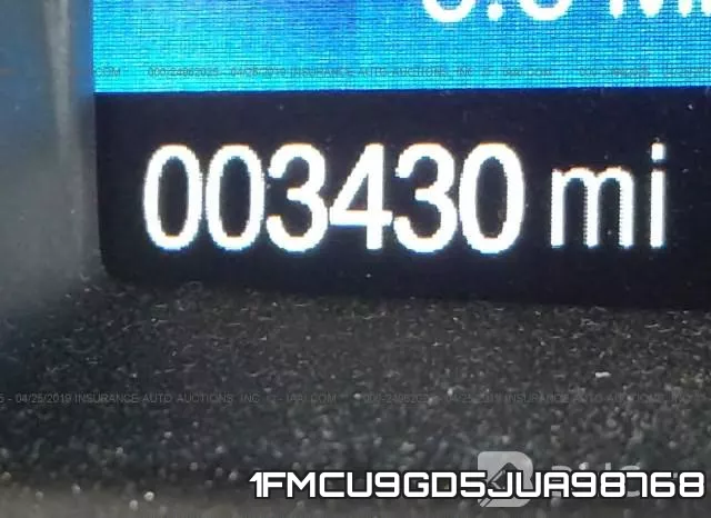 1FMCU9GD5JUA98768 фото 8