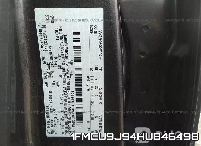 1FMCU9J94HUB46498 фото 10