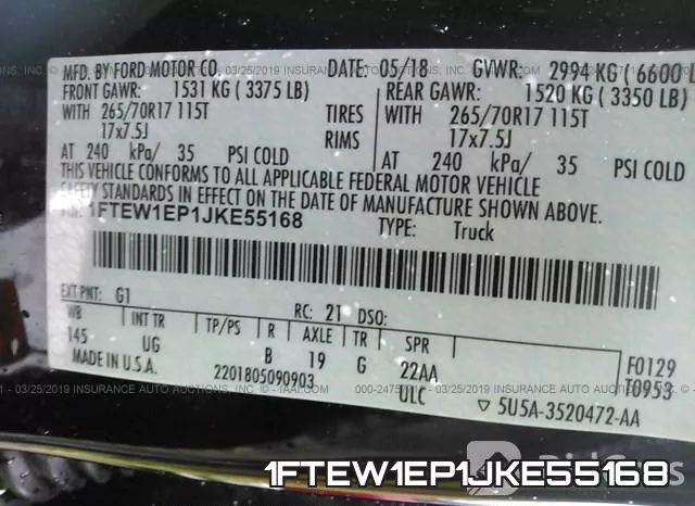 1FTEW1EP1JKE55168 фото 10