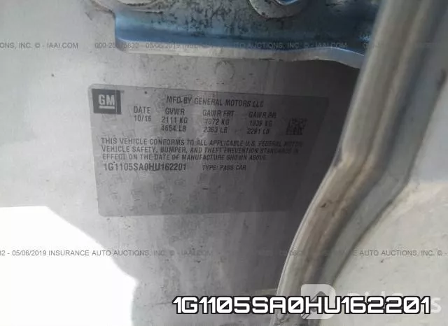 1G1105SA0HU162201 фото 10