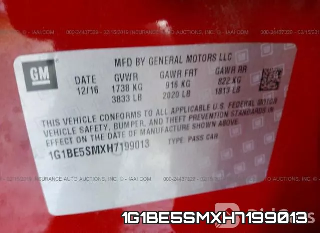 1G1BE5SMXH7199013 фото 10