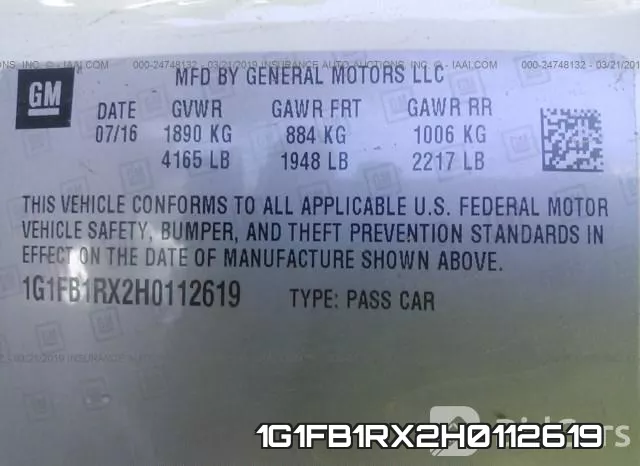 1G1FB1RX2H0112619 фото 10