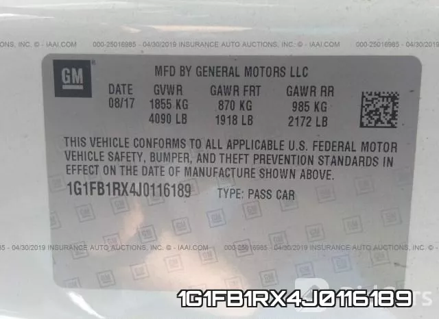1G1FB1RX4J0116189 фото 10