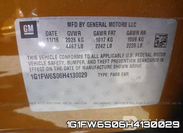 1G1FW6S06H4130029 фото 10